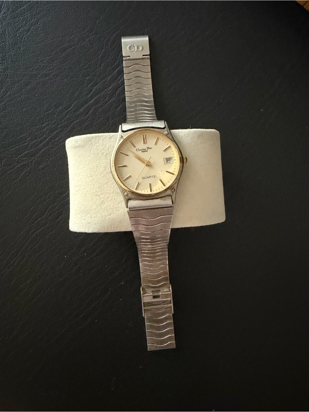 Dior Silver and Gold-Tone Quartz Watch